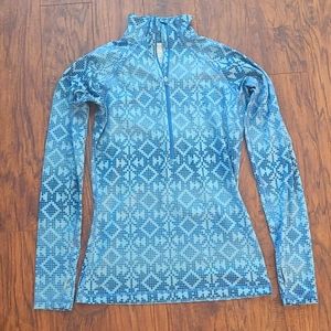 Nike drifit half zip up long sleeve top